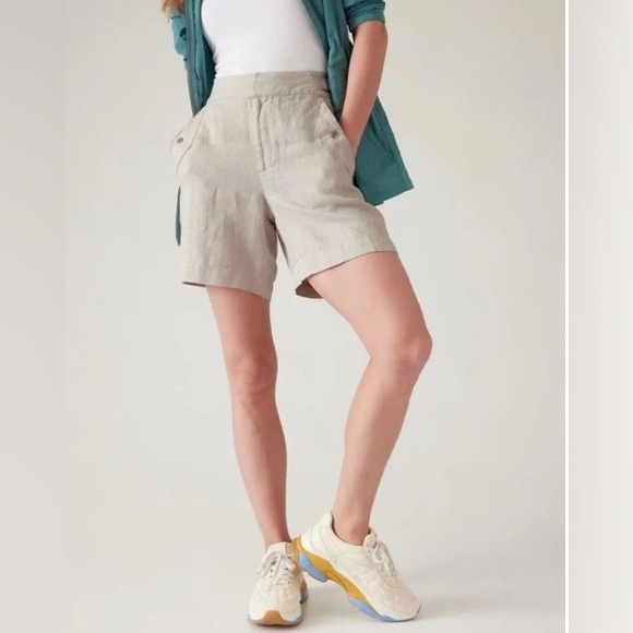 ATHLETA VOYAGER LINEN SHORT - Picture 5 of 9